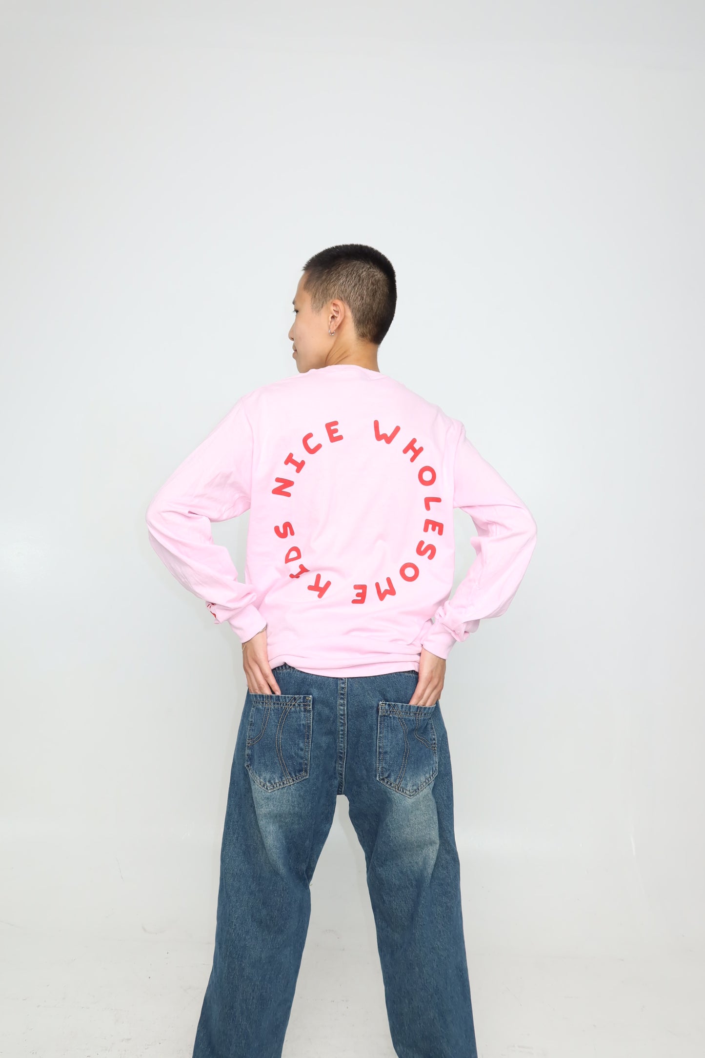 Nice Wholesome Kids Long Sleeve Tee